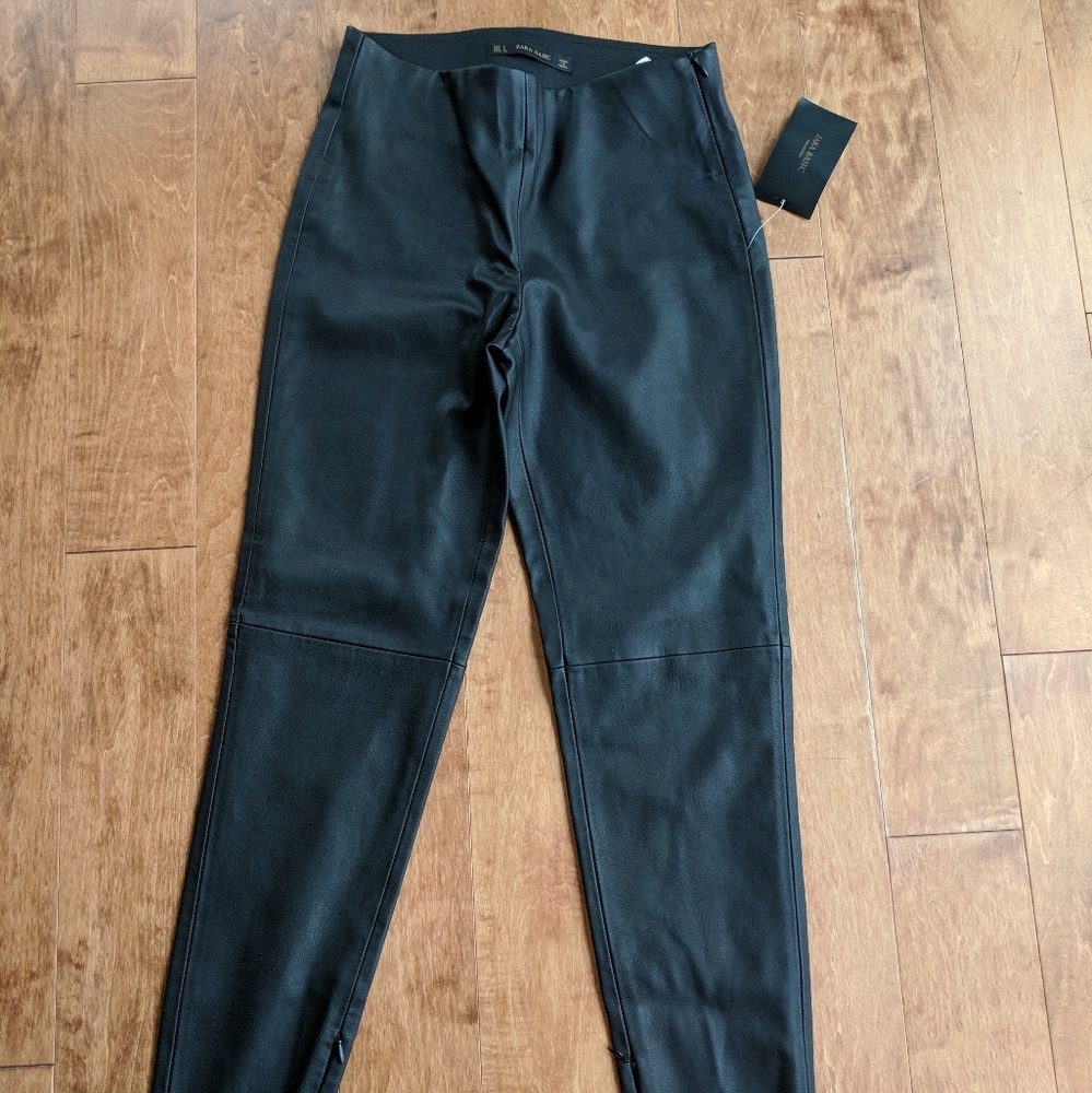 Zara Faux Leather Leggings